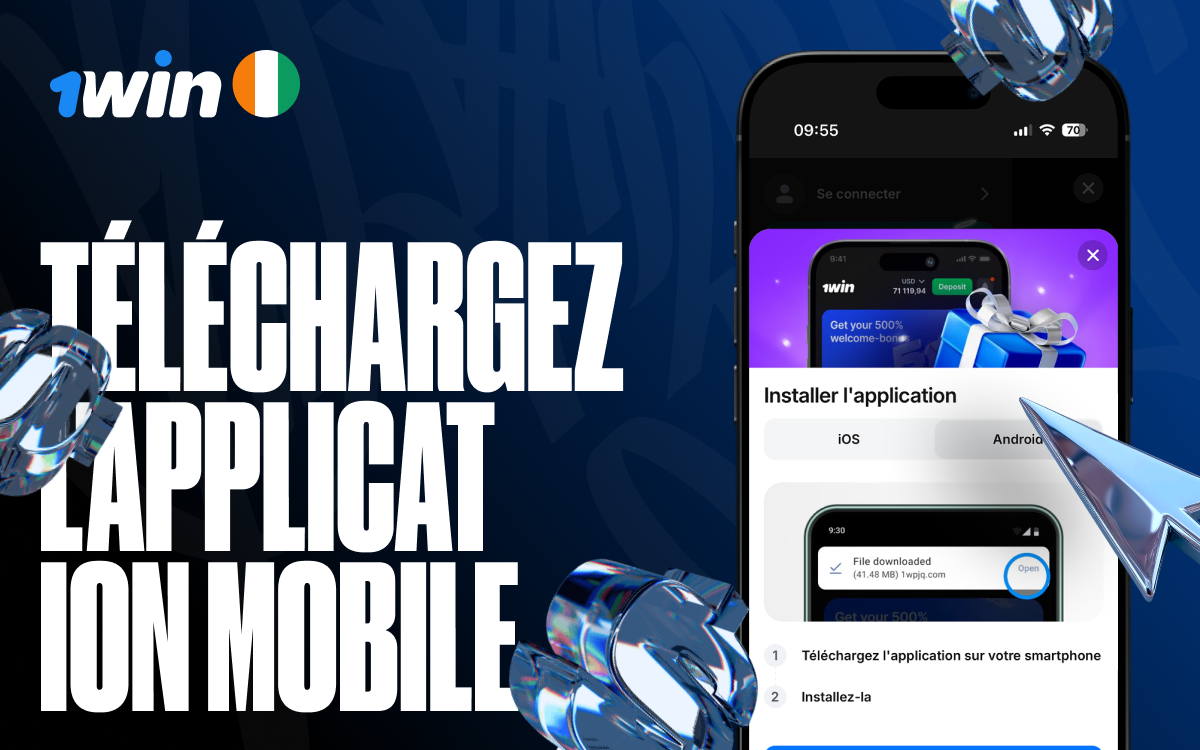 1win APK – Jouez sur mobile Android et iOS en Côte d'Ivoire